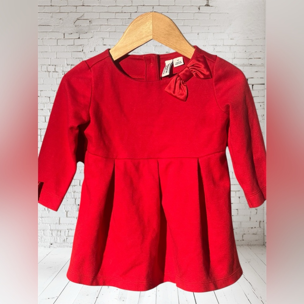 Janie and Jack X Juno valentine red bow dress